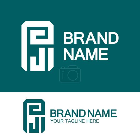 Alphabet Buchstaben Monogramm Logo PS, SP, P und S, elegante und professionelle Buchstaben-Icon-Design
