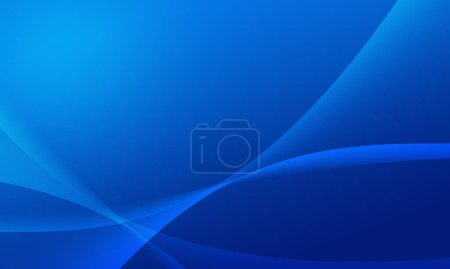 Photo for Blue curve wave abstract background - Royalty Free Image