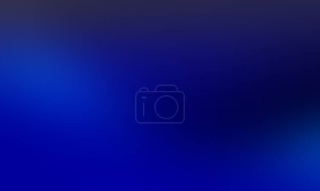 Photo for Blue blurred with dark light on soft gradient abstract background - Royalty Free Image