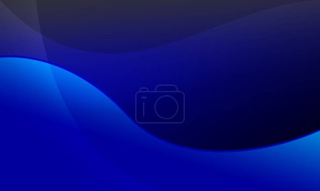 Photo for Blue curve lines abstract background - Royalty Free Image