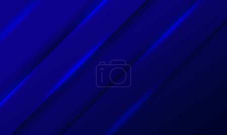 Photo for Blue lines with neon shinny light abstract technology background - Royalty Free Image