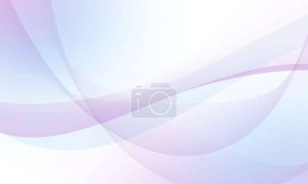 Photo for Pink blue color soft gradient curve wave lines abstract background - Royalty Free Image