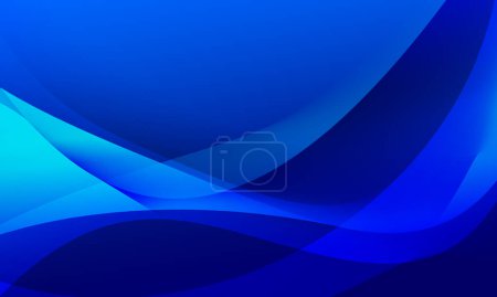 Foto de Líneas azules ondas curvas fondo abstracto - Imagen libre de derechos