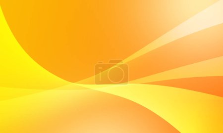 Abstract yellow orange lines wave curves soft gradient background