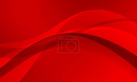 Photo for Red lines curves wave soft gradient abstract background - Royalty Free Image