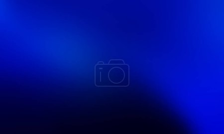 Photo for Blue blurry defocused soft dark gradient abstract background - Royalty Free Image