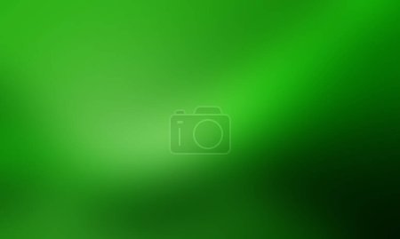 Photo for Green blurry defocused smooth gradient abstract background - Royalty Free Image