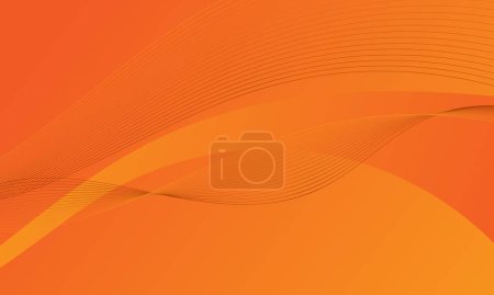Photo for Orange yellow lines wave curve abstract background - Royalty Free Image