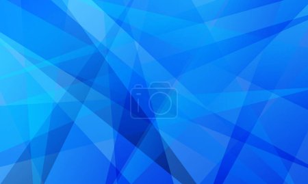 abstract blue fractal geometric triangle polygon shape background