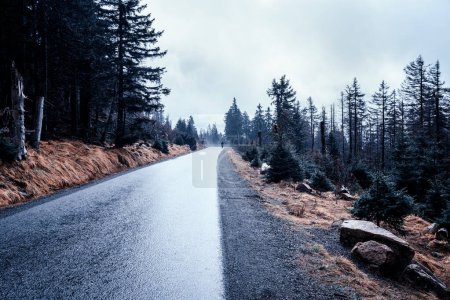 Foto de Carretera vacía en las montañas. Concepto de viaje - Imagen libre de derechos