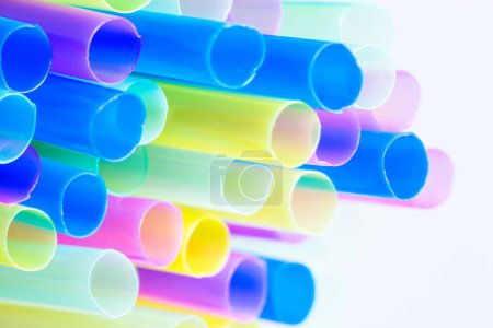 Photo for Straws with different colors - Royalty Free Image
