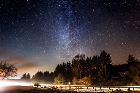 Photo for Milky way in the night - Royalty Free Image