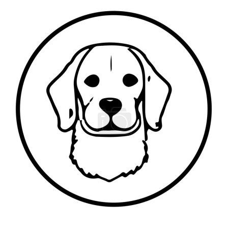 Illustration for Dog logo set by Veronika M - Royalty Free Image