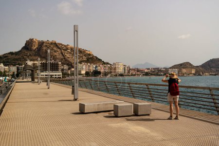 Photo for View from the port in Alicante. June 2022 Alicante, Andalusia - Spain - Royalty Free Image