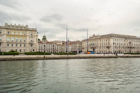 Photo for View of the Piazza Unit d'Italia in Trieste. October 2022 Trieste, Friuli Venezia Giulia - Italy. - Royalty Free Image