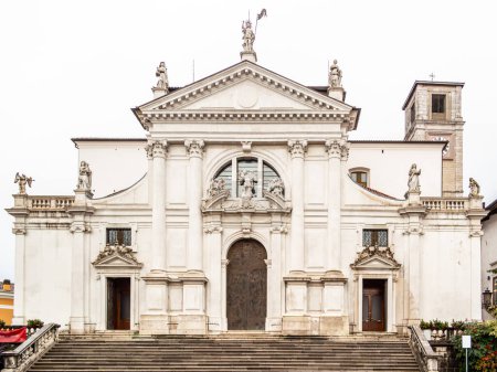 Photo for View of the Cathedral of San Daniele del Friuli, Italy - Royalty Free Image