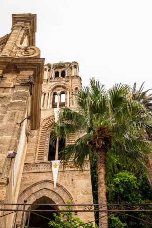 Photo for View of the bell tower of the church of San Cataldo in Palermo, Sicily, Italy - Royalty Free Image
