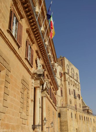 Foto de Vista del Palacio Real en Palermo, Sicilia, Italia - Imagen libre de derechos