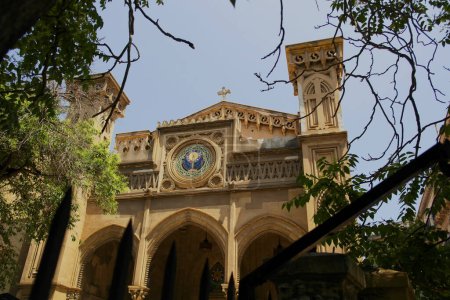 Vista de la iglesia evangélica valdense en Palermo, Sicilia, Italia