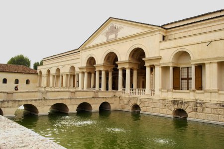 Blick auf den Palazzo Te in Mantua. 21. Oktober 2023 Mantua, Lombardei, Italien