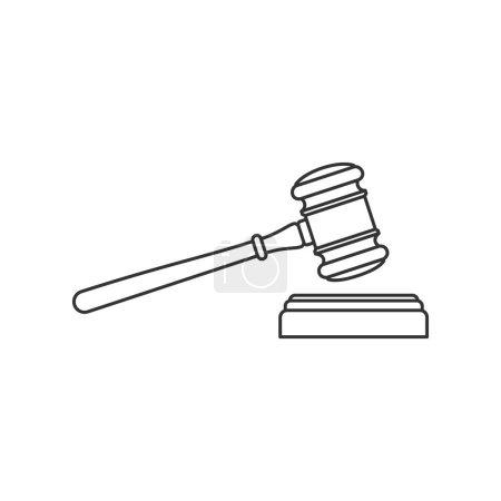 Ilustración de Ilustración de la ley concepto vector - Imagen libre de derechos