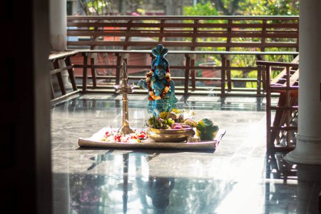 A Picture of Vishu kani which is an offering given to god during the festival of Vishu which is a festival in Kerala