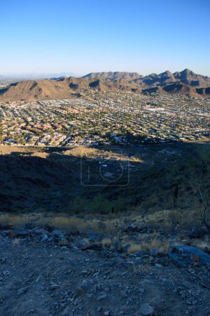 Photo for North Phoenix side as seen from North Mountain Park, Arizona - Royalty Free Image