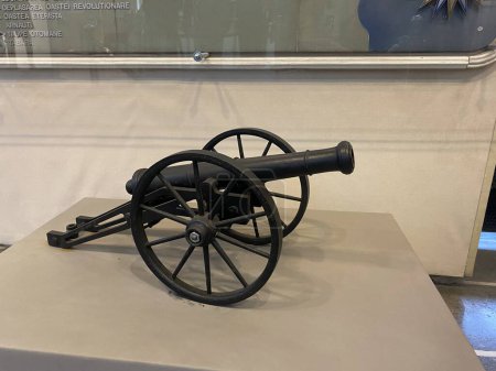 Photo for The King Ferdinand I National Military Museum, Bucharest, Romania. Ancient bronze cannons - Royalty Free Image
