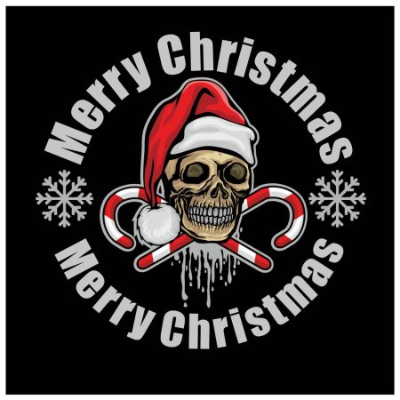 Signo de Navidad con cráneo, camisetas de diseño vintage grunge