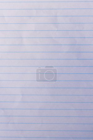 Blank sheet of paper lined as a background.