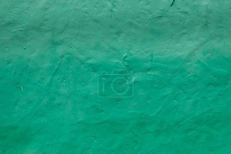 Téléchargez les photos : Green painted wall with rough surface - en image libre de droit