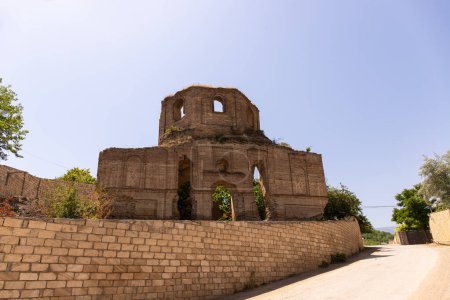 Antiguo templo albanés en Guba. Azerbaiyán.