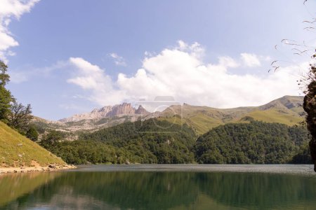 A beautiful lake high in the mountains. Ganja. Azerbaijan.