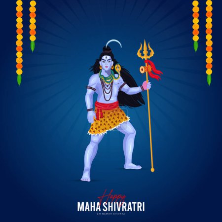 Happy Maha Shivratri | Maha Shivaratri Wishes | Happy Maha Shivratri Social Media Post | Shivratri Web Banner, Story, Print 