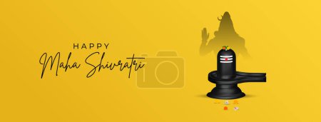 Joyeux Maha Shivratri Maha Shivaratri souhaite un joyeux Maha Shivratri Social Media Post Bannière Web, histoire, impression 