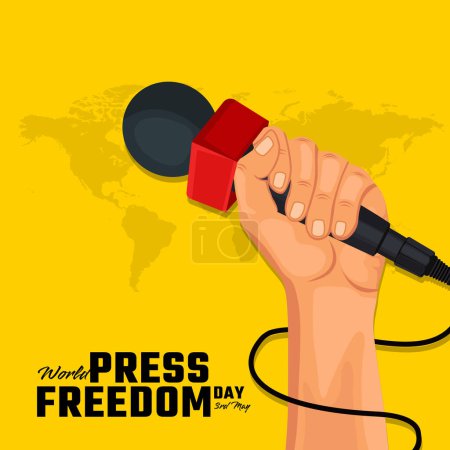 World Press Freedom Day Social Media Post. World Press Freedom Day or World Press Day To Raise Awareness of The Importance of Freedom of The Press.