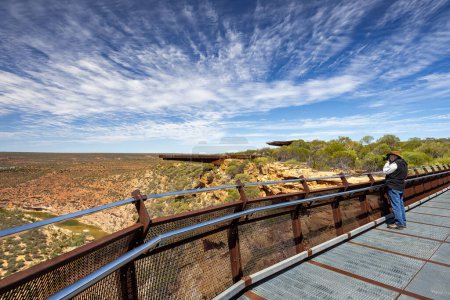 Téléchargez les photos : Skywalk belvédère, Kalbarri National Park Australie Occidentale - en image libre de droit