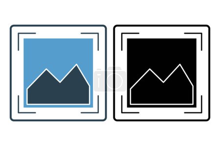Resize icon. icon related to edit tool. suitable for web site, app, user interfaces, printable etc. solid icon style. simple vector design editable