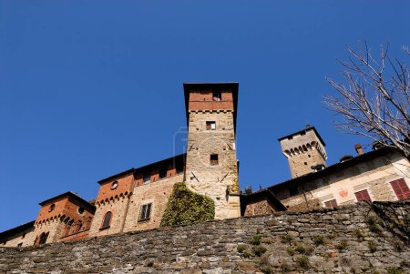 Foto de Una imagen de un hermoso castillo medieval - Imagen libre de derechos