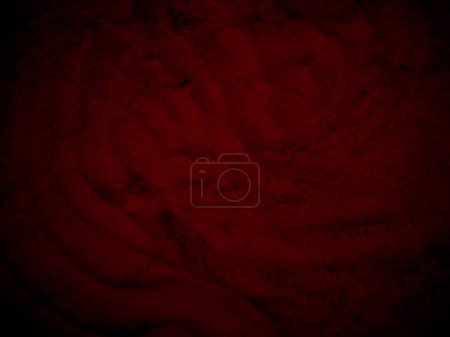 Photo for Red clean wool texture background. light natural sheep wool. serge seamless cotton. texture of fluffy fur for designers. close up fragment scarlet flannel haircloth carpet broadcloth. - Royalty Free Image