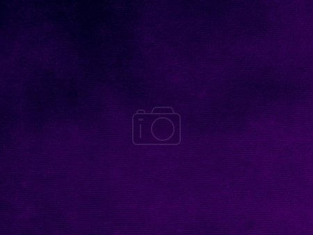 Photo for Dark purple velvet fabric texture used as background. Violet color panne fabric background of soft and smooth textile material. crushed velvet .luxury magenta tone for silk. - Royalty Free Image