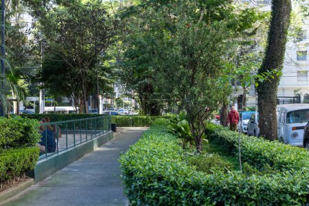 Téléchargez les photos : Place Pereira Coutinho dans le quartier de Vila Nova Conceicao, - en image libre de droit
