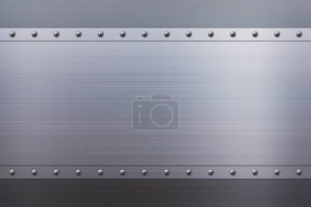 Photo for Metal frame isolated on gray background - Royalty Free Image