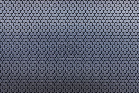 Photo for Metal hexagon texture background - Royalty Free Image