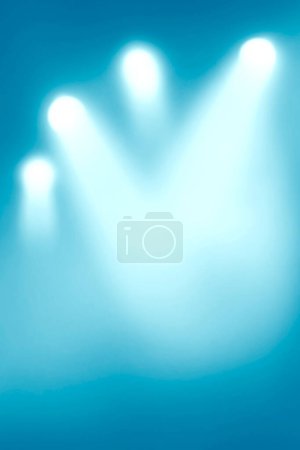 Téléchargez les photos : Abstrait fond bleu, dégradé bleu foncé, fond studio avec rayons lumineux. - en image libre de droit