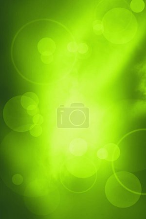 Foto de Fondo abstracto verde con luces bokeh - Imagen libre de derechos