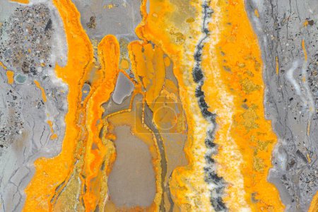 Téléchargez les photos : Indonesian Bumblebee mineral stone also known as Sunset Jasper or Solar Eclipse Jasper. Meditation stone. Natural mineral rock texture - en image libre de droit