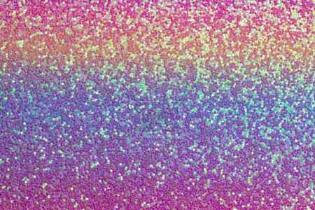 Photo for Neon colors. Shimmering glitter full frame background. Holographic texture - Royalty Free Image