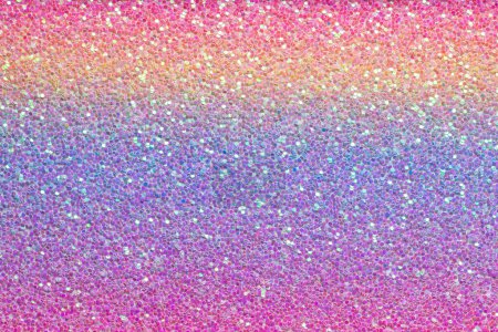 Photo for Multicolored glitter background. Full frame pastel colored texture - Royalty Free Image