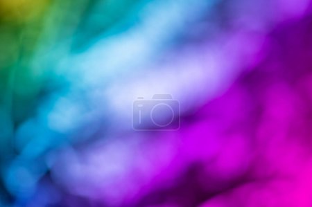 Photo for Rainbow texture. Vivid colors. Blurry abstract background - Royalty Free Image